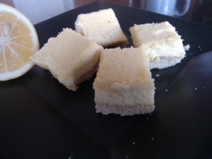 Honey + Stevia Sweetened Meyer Lemon Bars