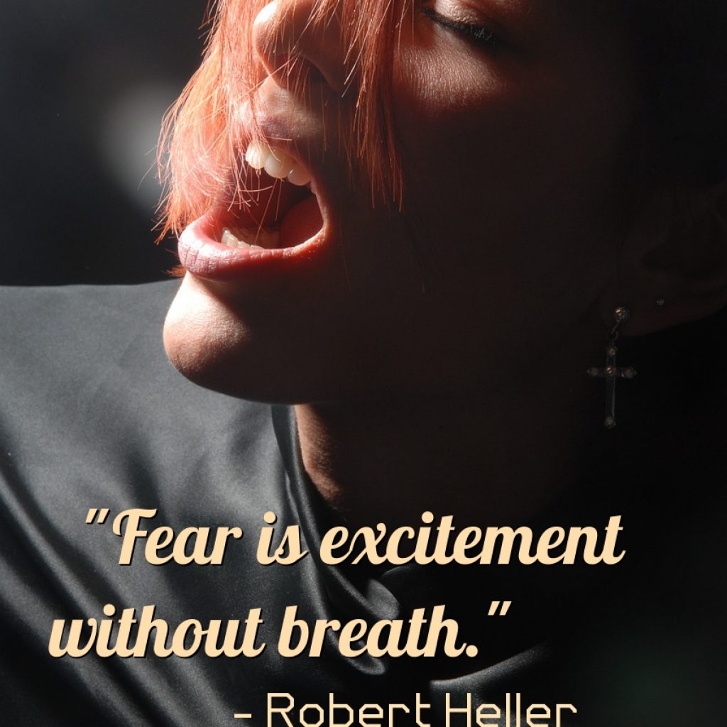 Breathing through fear