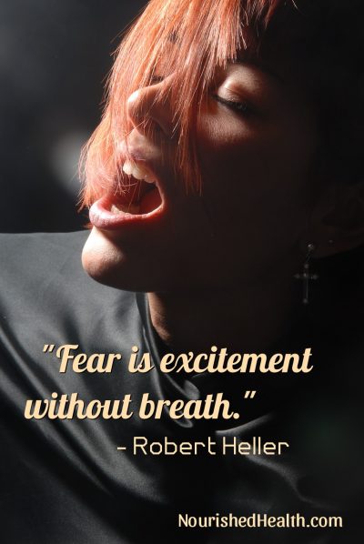 Breathing through fear
